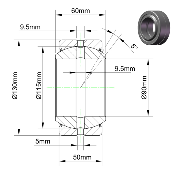 GE90ES-2RS SKF Bearing Specifications
