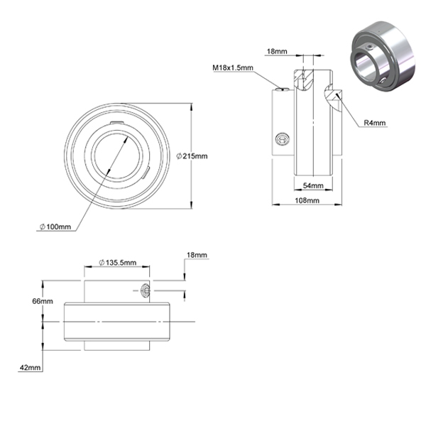 UC320 Bearing Specifications